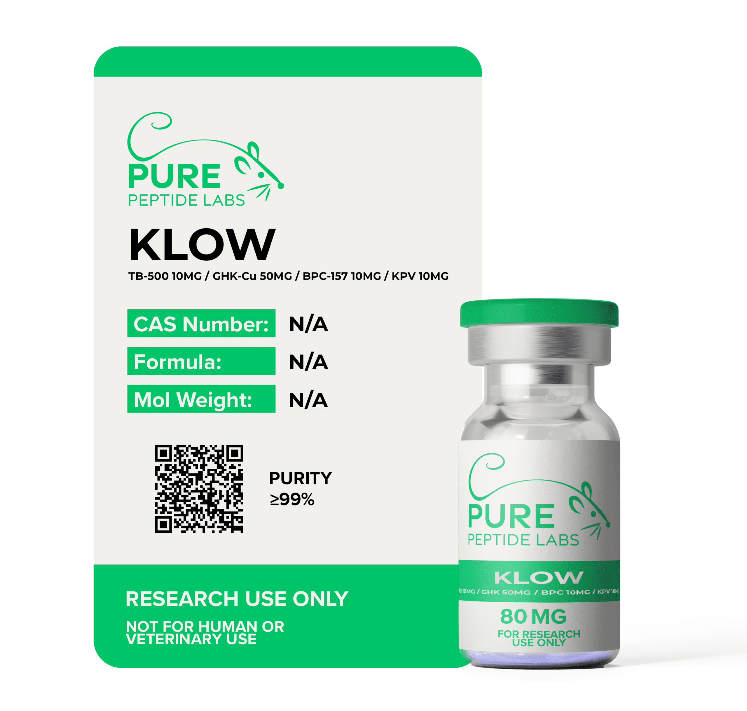 KLOW Blend (KPV/GHK-Cu/BPC-157/TB-500)